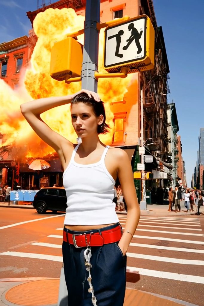 🎬 2. “Michael Bay, but make it Maison Margiela.”